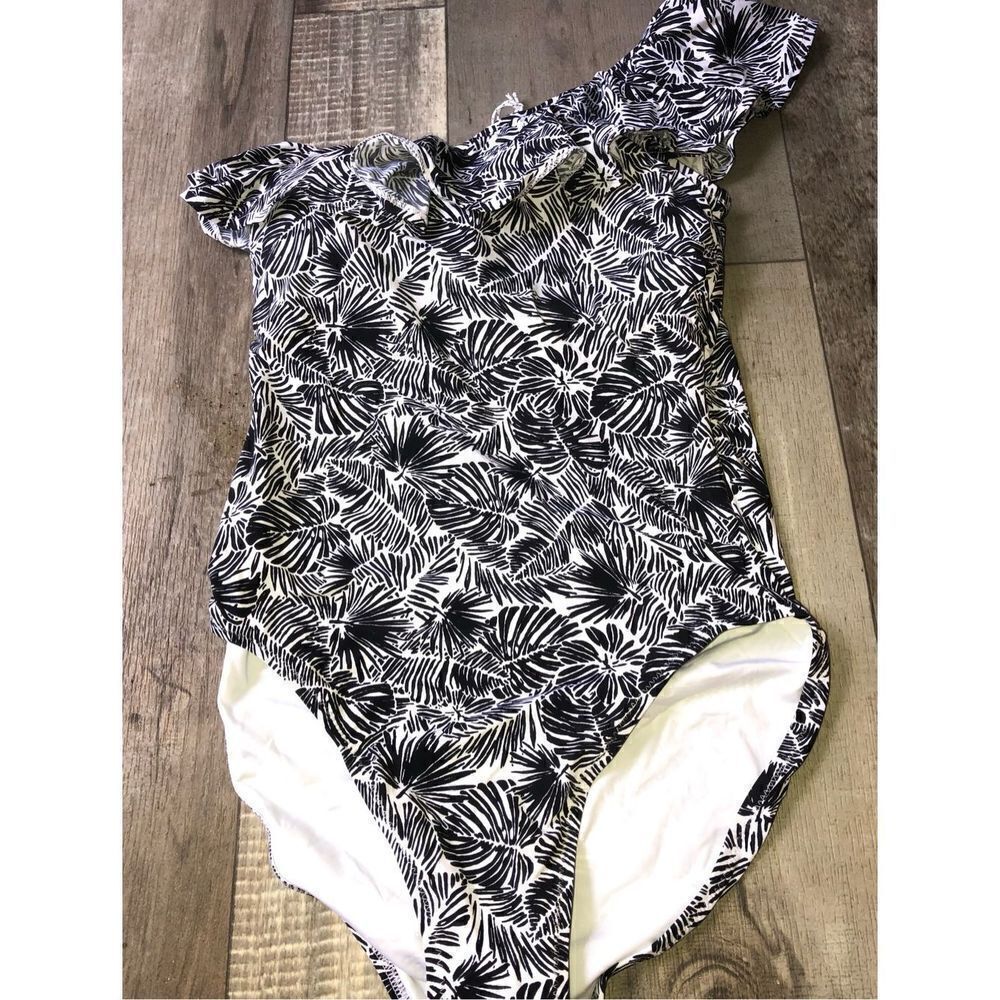 Vineyard Vines One Shoulder Swimsuit